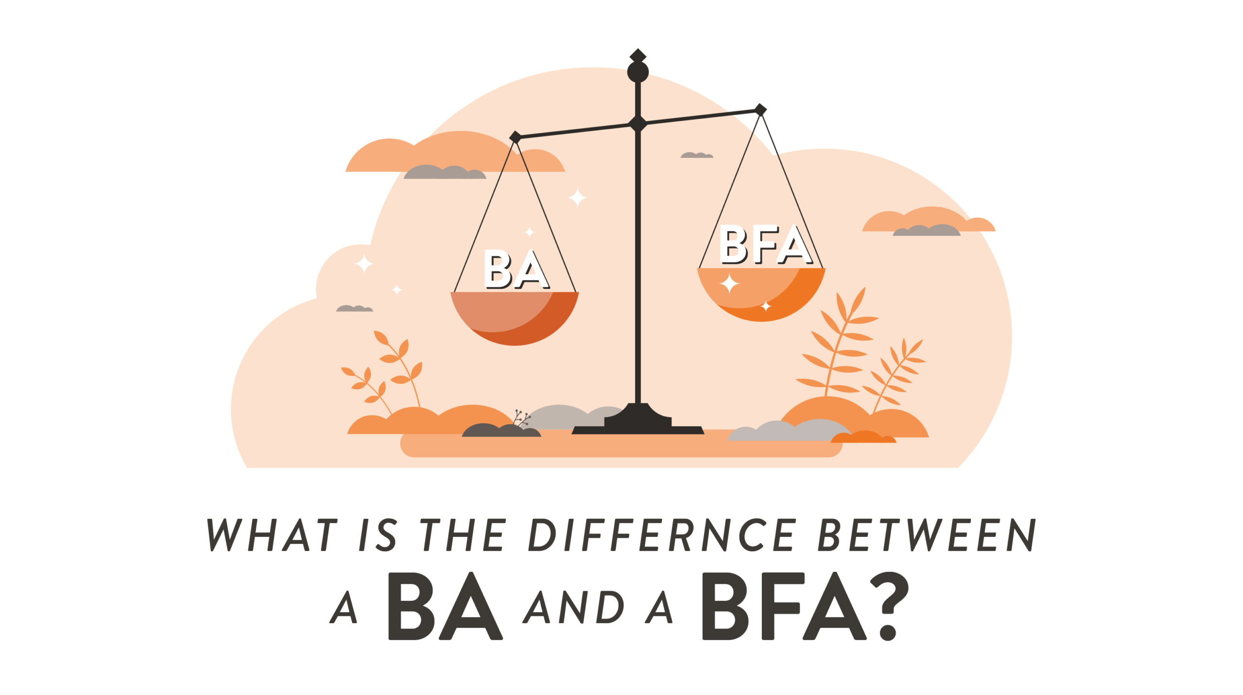 What is the difference between a B.A. and a BFA?