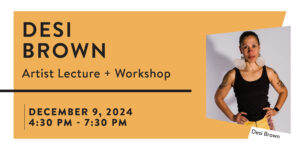 Clay Club Visiting Artist Lecture + Workshop - Desi Brown